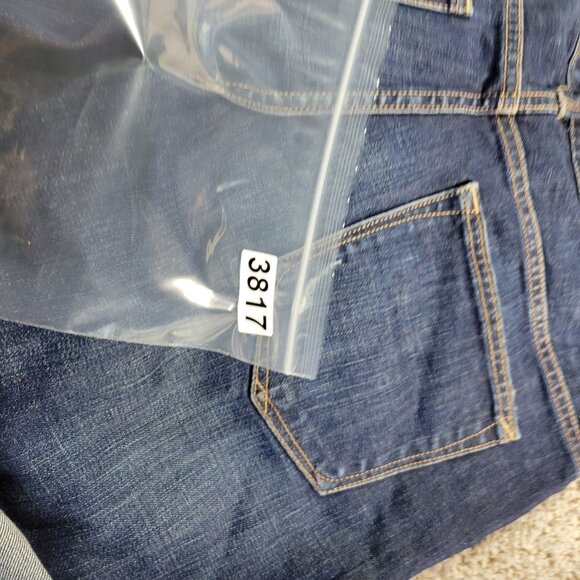 GAP Sexy Boyfriend Denim Shorts Womens 29T Tall Dark Wash Distressed - Picture 7 of 7